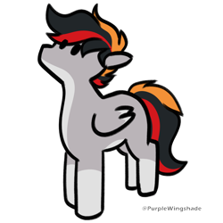 Size: 3000x3000 | Tagged: safe, artist:purple wingshade, oc, oc only, oc:primaryforce, pegasus, pony, male, solo, stallion