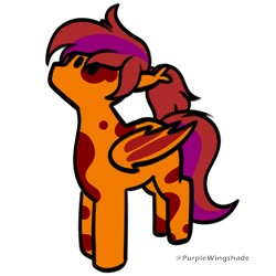 Size: 3000x3000 | Tagged: safe, artist:purple wingshade, oc, oc only, oc:scatterdust, bat pony, pony, female, mare, solo