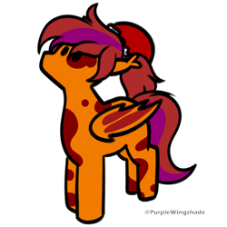 Size: 3000x3000 | Tagged: safe, artist:purple wingshade, oc, oc only, oc:scatterdust, bat pony, pony, christmas, hat, holiday, santa hat, solo