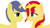 Size: 587x326 | Tagged: safe, artist:evaiacopini, comet tail, sunset shimmer, pony, unicorn, g4, female, horn, male, mare, ship:cometshimmer, shipping, stallion, straight