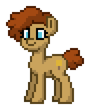 Size: 180x220 | Tagged: safe, oc, oc:yellow caramel piepop, earth pony, pony, pony town, offspring, parent:caramel, parent:pinkie pie, parents:carapie, simple background, transparent background