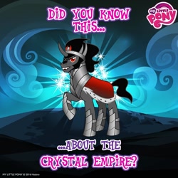 Size: 1080x1080 | Tagged: safe, gameloft, king sombra, pony, unicorn, g4, horn, implied crystal empire