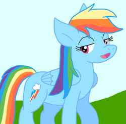 Size: 783x766 | Tagged: safe, artist:cmara, rainbow dash, pegasus, g4, female, solo