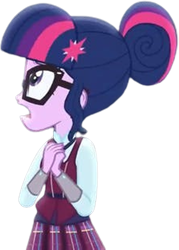 Size: 1805x2520 | Tagged: safe, edit, edited screencap, editor:mrtoonlover83, screencap, sci-twi, twilight sparkle, human, equestria girls, g4, female, not a vector, solo