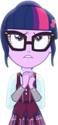 Size: 1173x2520 | Tagged: safe, edit, edited screencap, editor:mrtoonlover83, screencap, sci-twi, twilight sparkle, human, equestria girls, g4, female, not a vector, solo