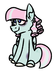 Size: 600x800 | Tagged: safe, artist:fuckomcfuck, oc, oc only, oc:beauty boo-boo, pegasus, pony, bruised, simple background, solo, transparent background