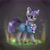 Size: 3000x3000 | Tagged: safe, artist:katemaximova, maud pie, earth pony, pony, g4, maud pie (episode), my little pony: friendship is magic, candy, female, food, jewelry, mare, necklace, raised hoof, rock candy, rock candy necklace, solo