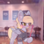 Size: 2664x2664 | Tagged: safe, artist:sodapop sprays, part of a set, derpy hooves, pegasus, pony, series:derpy can't catch a break, g4, :c, >:c, blushing, broom, eye clipping through hair, frown, hat, mcdonald's, solo