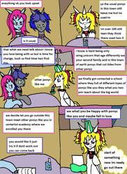 Size: 1391x1914 | Tagged: safe, artist:ask-luciavampire, oc, alicorn, earth pony, pony, comic, comic page, tumblr