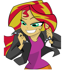 Size: 2308x2598 | Tagged: safe, artist:itstacos, artist:lunchie, sunset shimmer, human, equestria girls, g4, my little pony equestria girls: rainbow rocks, colored, female, simple background, solo, transparent background