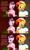 Size: 1920x3240 | Tagged: safe, artist:papadragon69, starlight glimmer, sunburst, unicorn, anthro, g4, 3d, bell, christmas, comic, facial hair, female, goatee, hat, hearth's warming eve, holiday, horn, implied shipping, implied starburst, implied straight, male, santa hat, source filmmaker, that pony sure does love antiques