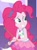 Size: 483x660 | Tagged: safe, screencap, pinkie pie, human, equestria girls, g4, cropped, drumsticks, female, grin, smiling, solo