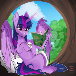 Size: 1280x1280 | Tagged: safe, artist:zakkurro, twilight sparkle, alicorn, pony, g4, solo, twilight sparkle (alicorn)