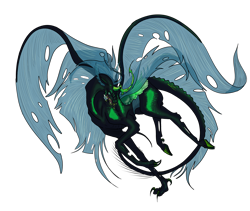 Size: 2090x1763 | Tagged: safe, artist:snowgod1237, queen chrysalis, changeling, changeling queen, g4, female, redesign, simple background, solo, transparent background