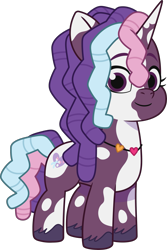 Size: 1811x2718 | Tagged: safe, violette rainbow, pony, unicorn, g5, my little pony: tell your tale, official, .ai available, .svg available, concept art, female, filly, foal, horn, simple background, solo, svg, transparent background, vector