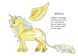 Size: 1531x1105 | Tagged: safe, artist:universalheart, oc, oc only, oc:princess hypatia, alicorn, pony, alicorn oc, cloven hooves, horn, leonine tail, simple background, solo, tail, transparent background, unshorn fetlocks, wings