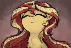 Size: 1216x832 | Tagged: safe, artist:kitsune9755, sunset shimmer, pony, g4, solo