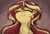 Size: 1216x832 | Tagged: safe, ai composition, ai content, prompter:kitsune9755, sunset shimmer, pony, unicorn, g4, cute, eyes closed, female, horn, index get, mare, shimmerbetes, smiling, solo, x0000 milestone, x00000 milestone