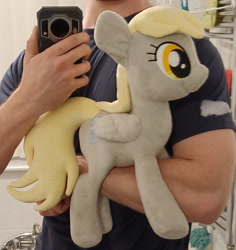 Size: 1709x1810 | Tagged: safe, artist:natyhandmadeboutique, derpy hooves, human, pegasus, g4, female, irl, irl human, mare, photo, plushie