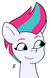 Size: 1457x2228 | Tagged: safe, artist:frownfactory, zipp storm, pegasus, pony, g5, female, mare, simple background, smiling, solo, transparent background