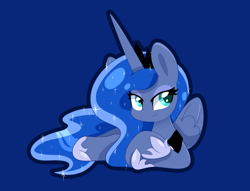 Size: 2801x2142 | Tagged: safe, artist:sohmasatori, princess luna, alicorn, pony, g4, cute, female, lunabetes, mare, solo