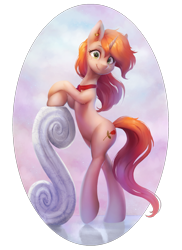 Size: 1818x2498 | Tagged: safe, artist:orchidpony, oc, oc only, oc:debra rose, pony, unicorn, bipedal, commission, female, horn, looking at you, mare, smiling, solo, ych result