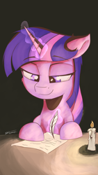 Size: 1252x2222 | Tagged: safe, artist:sigilponies, twilight sparkle, g4, letter