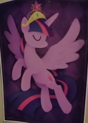 Size: 455x635 | Tagged: safe, twilight sparkle, alicorn, pony, g4, female, irl, photo, poster, solo, twilight sparkle (alicorn), twilight's crown