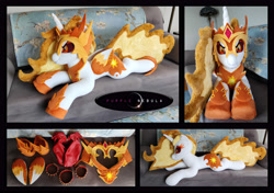 Size: 5496x3872 | Tagged: safe, artist:purplenebulastudios, daybreaker, alicorn, pony, g4, indoors, irl, photo, plushie, solo