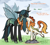 Size: 1100x1000 | Tagged: safe, alternate version, artist:purplegrim40, autumn blaze, queen chrysalis, changeling, kirin, g4, alternate design, autumn chrysalis, clothes, crack shipping, curly hair, curly mane, duo, female, holeless, interspecies, kissing, leonine tail, lesbian, scarf, shipping, tail, what if