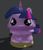 Size: 249x292 | Tagged: safe, artist:slapearl, twilight sparkle, pony, unicorn, g4, my little pony: friendship is magic, 3d, fat, female, horn, looking at you, mare, solo, wat