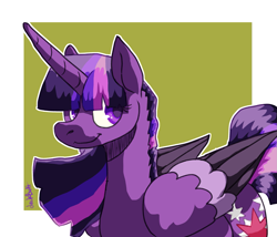 Size: 1351x1159 | Tagged: safe, artist:lawkbutt, twilight sparkle, alicorn, pony, g4, solo, twilight sparkle (alicorn)