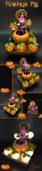 Size: 2048x8224 | Tagged: safe, artist:thebadfaerie, pinkie pie, pony, g4, craft, nightmare night, pumpkin, sculpture