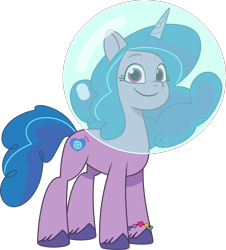 Size: 3513x3883 | Tagged: safe, izzy moonbow, pony, unicorn, enchantment under the sea, g5, my little pony: tell your tale, official, spoiler:g5, spoiler:my little pony: tell your tale, spoiler:tyts02e28, .ai available, .svg available, bracelet, bubble, female, horn, jewelry, mare, simple background, smiling, solo, svg, transparent background, unshorn fetlocks, vector