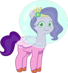 Size: 3166x3426 | Tagged: safe, pipp petals, pegasus, pony, enchantment under the sea, g5, my little pony: tell your tale, official, spoiler:g5, spoiler:my little pony: tell your tale, spoiler:tyts02e28, .ai available, .svg available, bubble, diadem, female, folded wings, jewelry, mare, regalia, simple background, smiling, solo, svg, transparent background, unshorn fetlocks, vector, wings