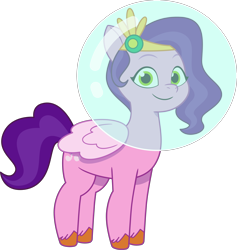 Size: 3138x3314 | Tagged: safe, pipp petals, pegasus, pony, enchantment under the sea, g5, my little pony: tell your tale, official, spoiler:g5, spoiler:my little pony: tell your tale, spoiler:tyts02e28, .ai available, .svg available, bubble, diadem, female, folded wings, jewelry, mare, regalia, simple background, smiling, solo, svg, transparent background, unshorn fetlocks, vector, wings