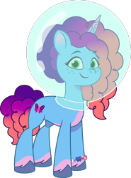 Size: 2704x3647 | Tagged: safe, misty brightdawn, pony, unicorn, enchantment under the sea, g5, my little pony: tell your tale, official, spoiler:g5, spoiler:my little pony: tell your tale, spoiler:tyts02e28, .ai available, .svg available, bracelet, bubble, female, friendship bracelet, horn, jewelry, mare, misty brightdawn's cutie mark, pipp petals' cutie mark, rebirth misty, simple background, smiling, solo, svg, transparent background, unshorn fetlocks, vector, zipp storm's cutie mark