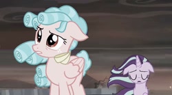 Size: 1024x571 | Tagged: safe, edit, edited screencap, screencap, cozy glow, starlight glimmer, g4, duo