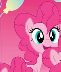 Size: 1048x1240 | Tagged: safe, artist:pinkiepartypiepiety, pinkie pie, earth pony, pony, g4, base artist needed, base used, clone, female, mare, open mouth, open smile, smiling, solo, turquoise eyes