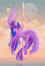 Size: 889x1300 | Tagged: safe, artist:margony, twilight sparkle, alicorn, pony, g4, carousel, emoji, female, mare, solo, twilight sparkle (alicorn)