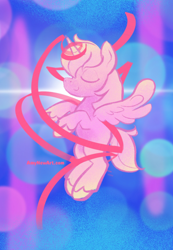 Size: 640x925 | Tagged: safe, artist:amynewblue, big macintosh, alicorn, pony, do princesses dream of magic sheep, g4, my little pony: friendship is magic, alicornified, pastel, pink pony, princess big mac, race swap, sailor moon (series), transformation