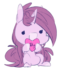 Size: 1270x1477 | Tagged: safe, artist:mulberrytarthorse, artist:polofastter, oc, oc only, oc:mulberry tart, pony, unicorn, female, heart, horn, lineart, mare, simple background, solo, transparent background