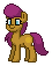 Size: 180x228 | Tagged: safe, oc, oc only, oc:caramel ball, earth pony, pony, pony town, digital art, offspring, parent:caramel, parent:pinkie pie, parents:carapie, pixel art, simple background, transparent background