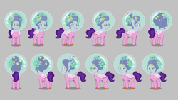 Size: 5806x3266 | Tagged: safe, pipp petals, pegasus, pony, enchantment under the sea, g5, my little pony: tell your tale, official, spoiler:g5, spoiler:my little pony: tell your tale, spoiler:tyts02e28, alternate hairstyle, bubble, diadem, female, folded wings, jewelry, mare, regalia, smiling, solo, toon boom, turnaround, unshorn fetlocks, wings