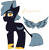 Size: 652x672 | Tagged: safe, artist:kharmacal, oc, oc only, oc:night raven, bicorn, black coat, eyebrows, freckles, grey hair, horizontal pupils, horn, leonine tail, looking at you, multiple horns, raised hoof, simple background, solo, tail, transparent background, yellow hooves