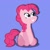 Size: 1280x1280 | Tagged: safe, artist:ystdj2705, pinkie pie, pony, g4, female, grin, mare, pinki, sitting, smiling, solo