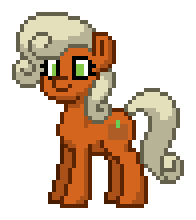 Size: 196x220 | Tagged: safe, oc, oc only, oc:pumpkin harvest, pony, pony town, solo