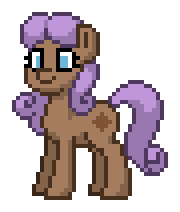 Size: 180x212 | Tagged: safe, oc, oc:chocolate diamond, earth pony, pony, pony town, offspring, parent:chocolate sun, parent:rarity, parents:chocity, simple background, solo, transparent background