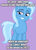 Size: 500x693 | Tagged: safe, artist:kuren247, edit, editor:modus_ponens, trixie, pony, unicorn, g4, 2025, caption, crossed hooves, female, grin, horn, image macro, lidded eyes, mare, mean, meme, narcissism, offensive, ponified meme, purple background, shit eating grin, simple background, smiling, smug, solo, text