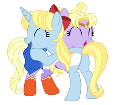 Size: 6932x5956 | Tagged: safe, earth pony, pony, unicorn, horn, ponified, sailor moon, sailor moon (series), sailor venus